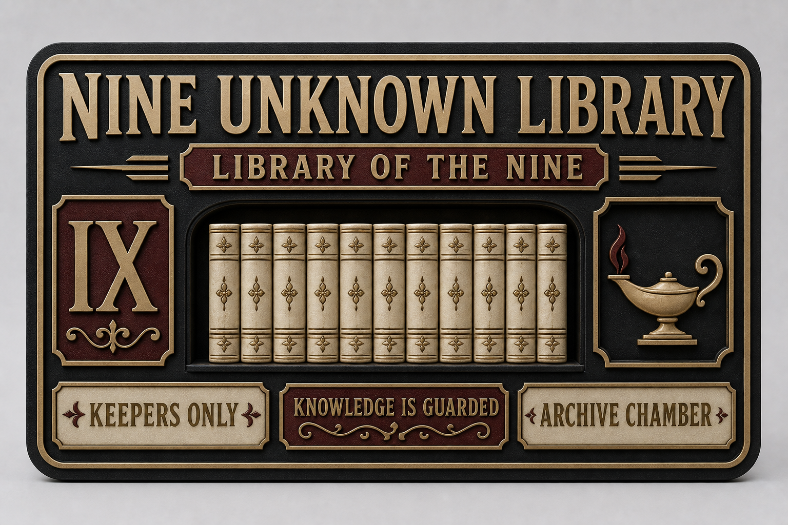 Nine Unknown Library