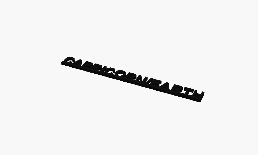 Capricorn/Earth 3D Printed Text Door Topper Home Decoration