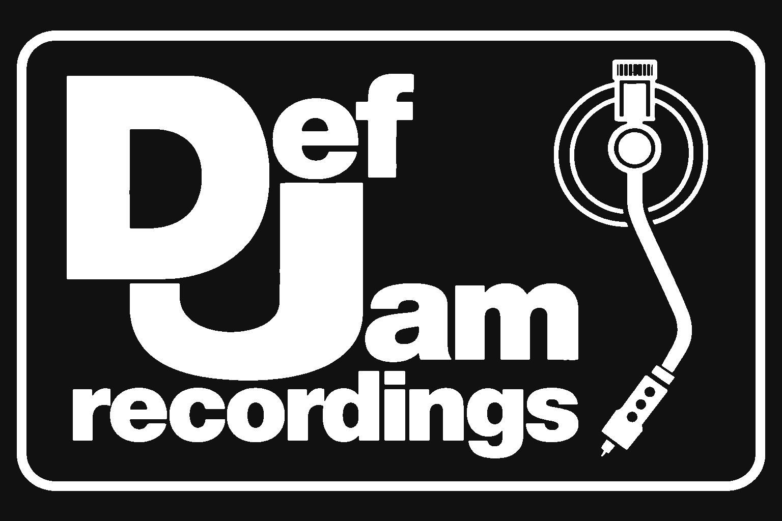 Def Jam Recordings 3D Printed Wall Sign Plaque 25cm