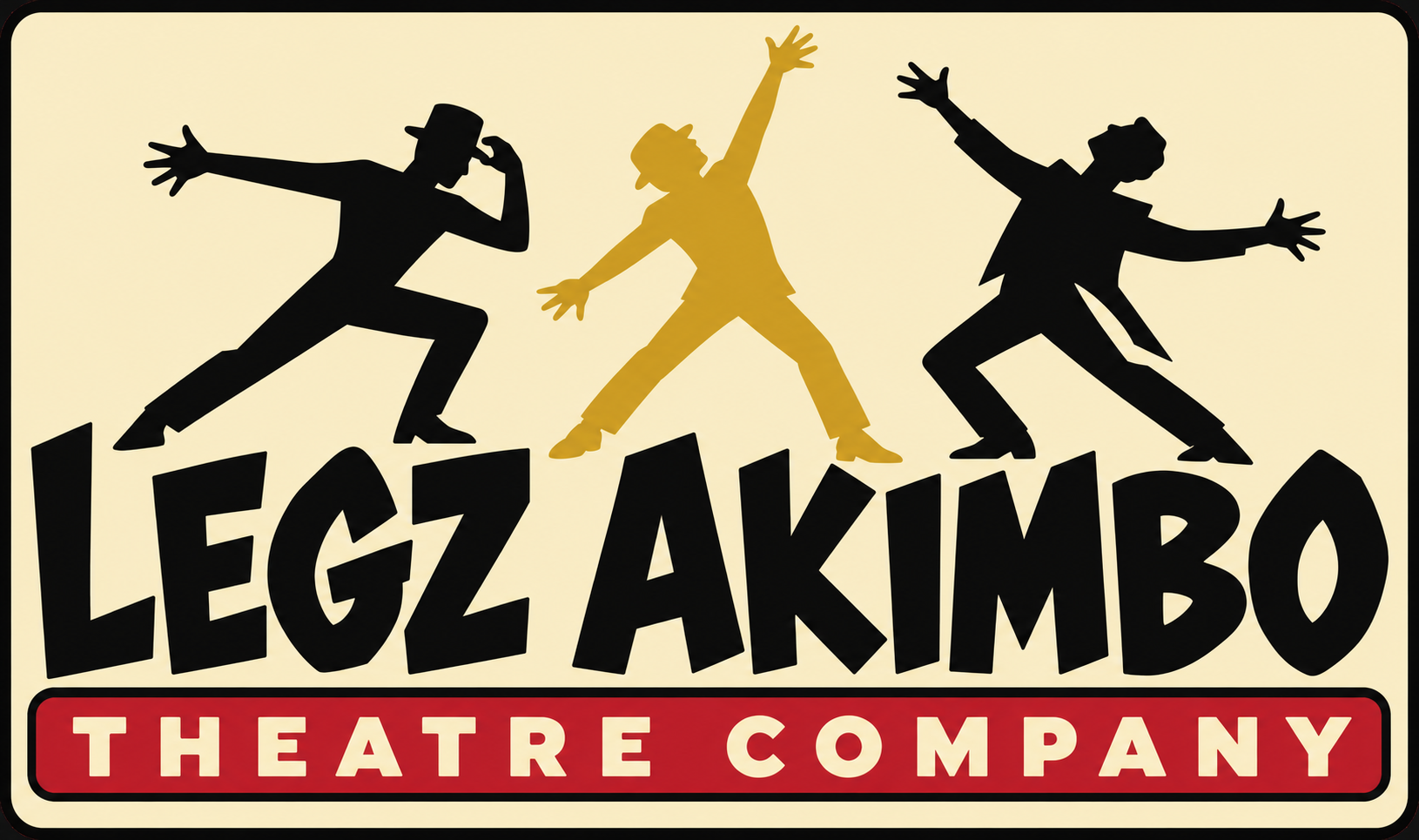 Legz Akimbo Theatre Company 3D Printed Wall Sign Plaque 25cm
